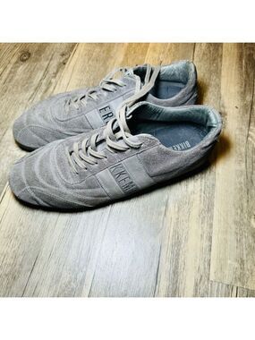 Bikkembergs Gray Suede Men’s Shoes SZ 42 EU 9 US